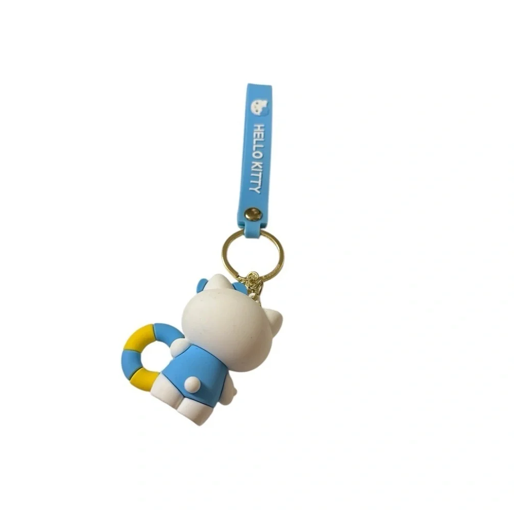 Hello Kitty Keychain – Blue Swimsuit with Lifesaver